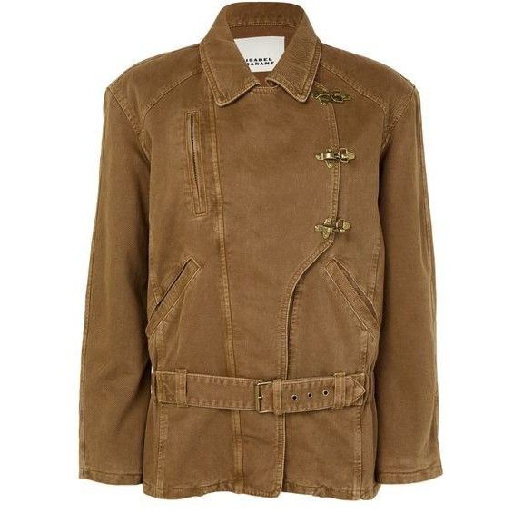 ISABEL MARANT Caitlyn Brown Cotton Jacket New & Authentic (W