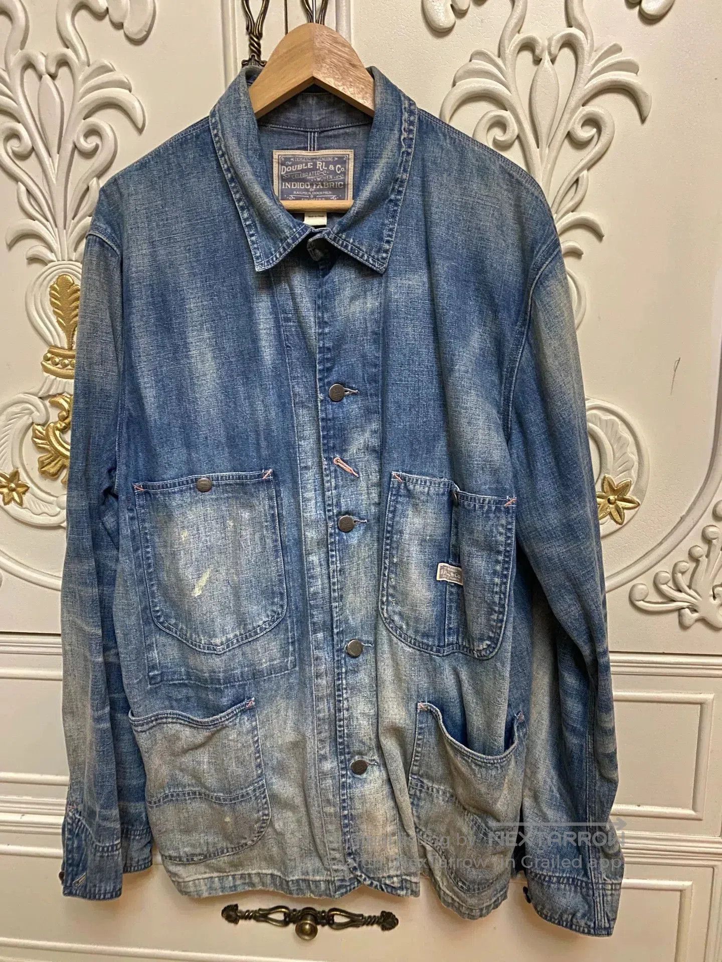 RRL Ralph Lauren 1940s Double RL RRL Denim Jacket. Size US XL / EU 56 / 4 - 1 Thumbnail