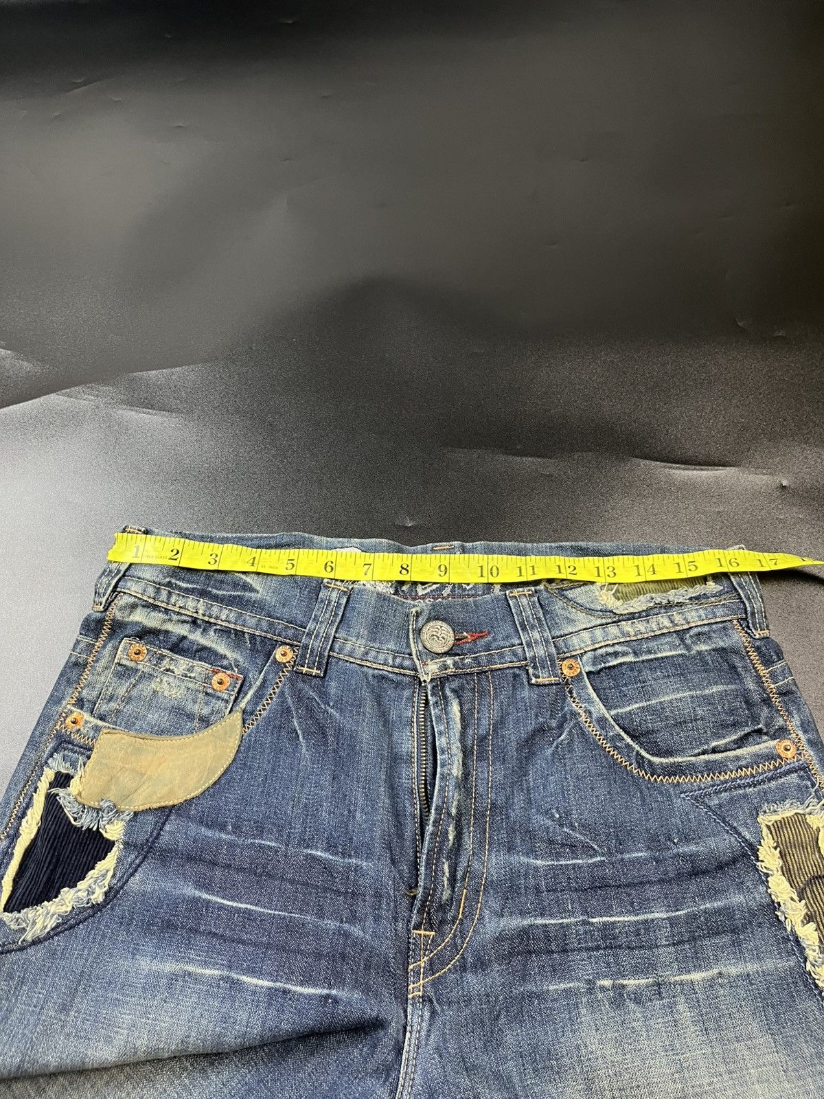 Hysteric Glamour japanese Osaka Big Train patchwork Suede Size US 34 / EU 50 - 15 Thumbnail