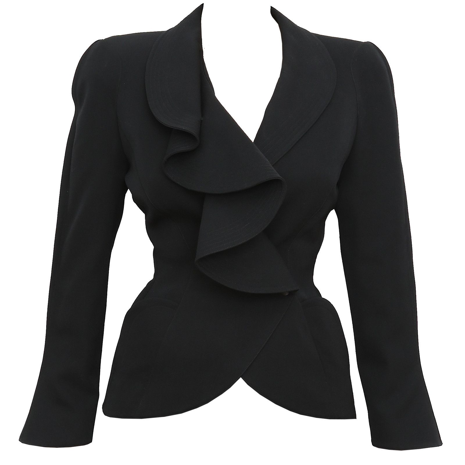 Thierry Mugler Archival Runway Thierry Mugler AW 1989 suit jacket Size XS / US 0-2 / IT 36-38 - 1 Thumbnail