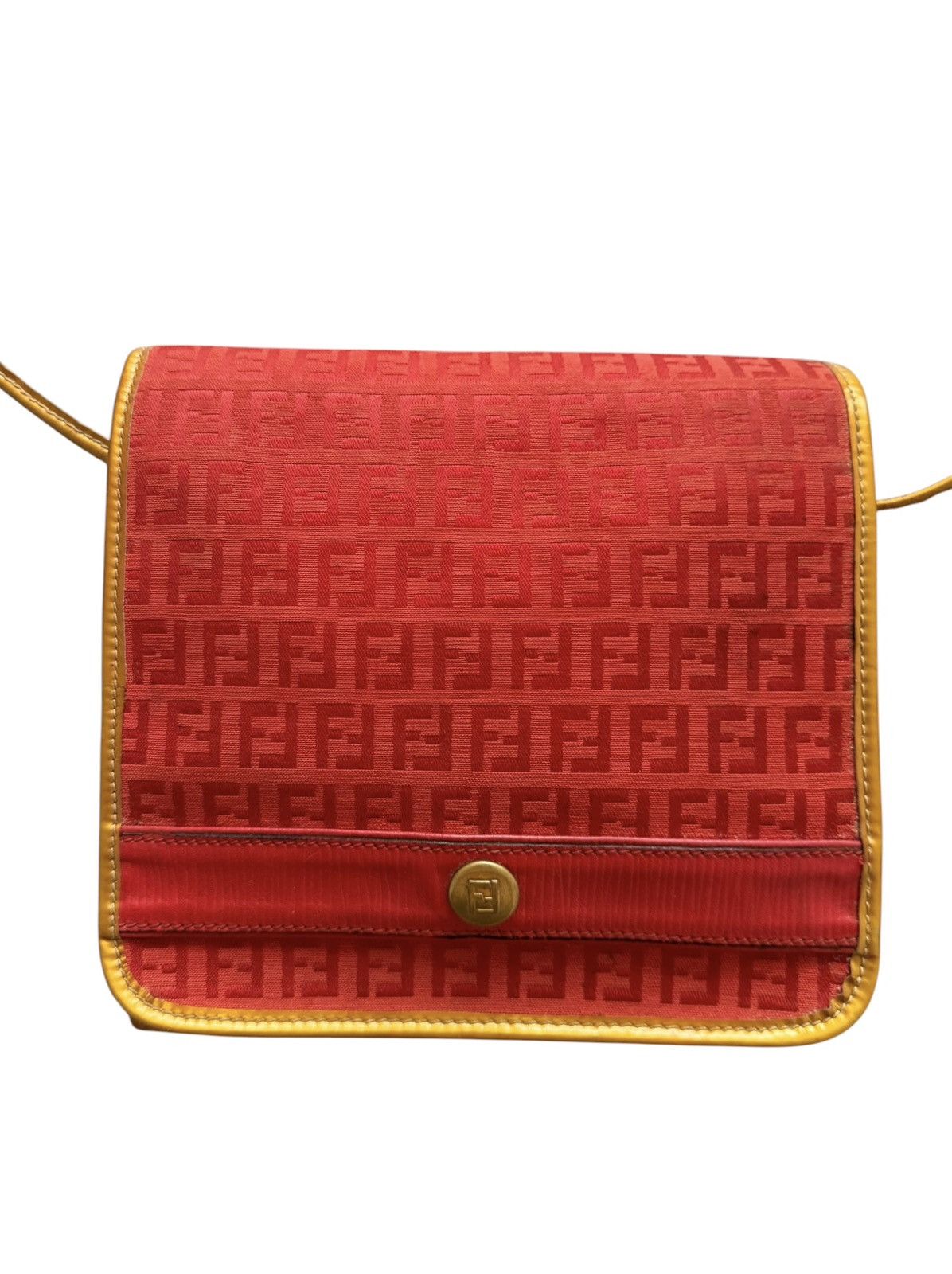 Fendi Vintage Fendi Zucca Messenger Bag Size ONE SIZE - 3 Thumbnail