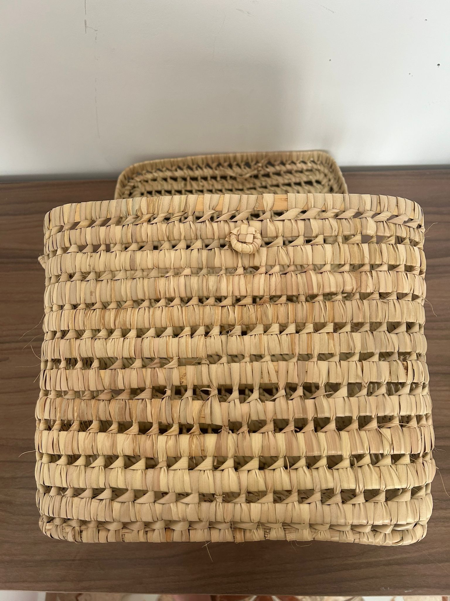 Vintage Moroccan Straw Market & Picnic Basket Size ONE SIZE - 3 Thumbnail