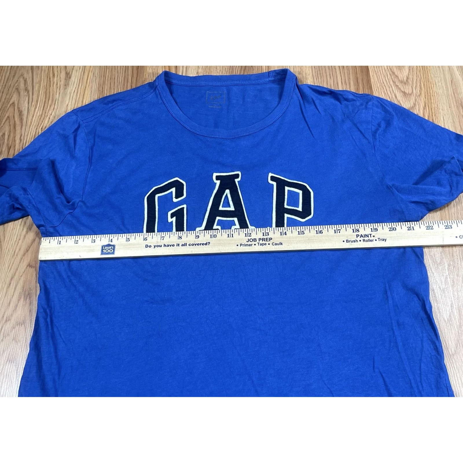 Gap Gap RoundNeck T-Shirt Mens Size L Blue Short Sleeve 100% Cotton Pullover Regular Fit Vintage: No Size US L / EU 52-54 / 3 - 5 Thumbnail