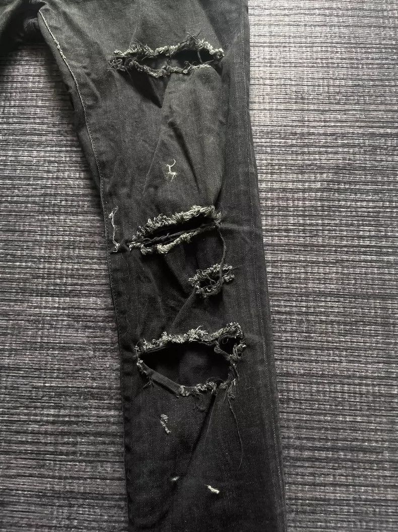 Saint Laurent Paris Saint Laurent Distressed Denim Jeans- Size US 31 - 2 Thumbnail