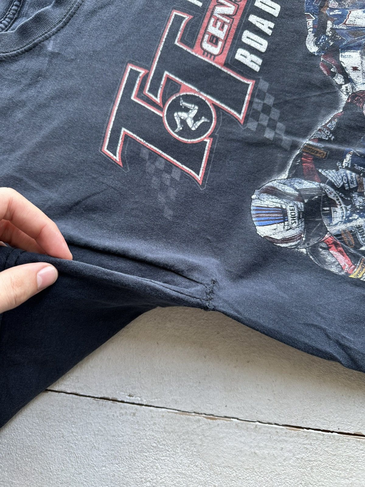 Vintage 🚨Racing T-shirt Isle of Man Vintage Big Logo 2 Side Size US M / EU 48-50 / 2 - 6 Thumbnail