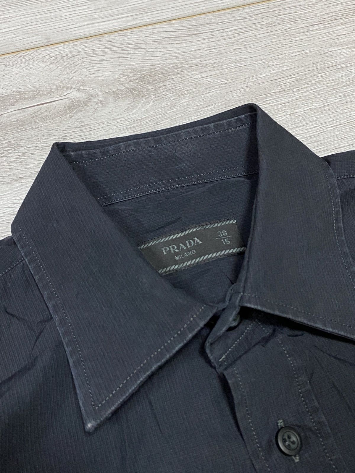 Prada Prada milano vintage shirt buttons Size US M / EU 48-50 / 2 - 3 Thumbnail
