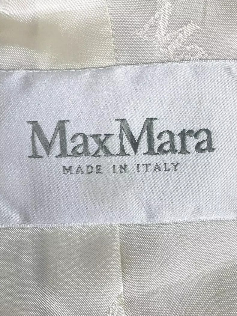 Max Mara Max Mara White Teddy double-breasted long alpaca coat Size S / US 4 / IT 40 - 6 Thumbnail