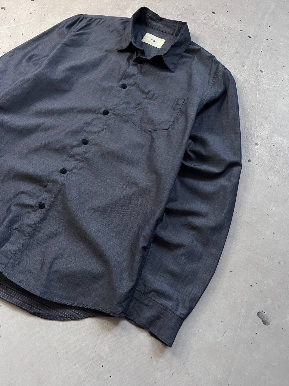 Folk × Japanese Brand Folk Men’s Designer Shirt Classic / Luxury Size US L / EU 52-54 / 3 - 2 Thumbnail