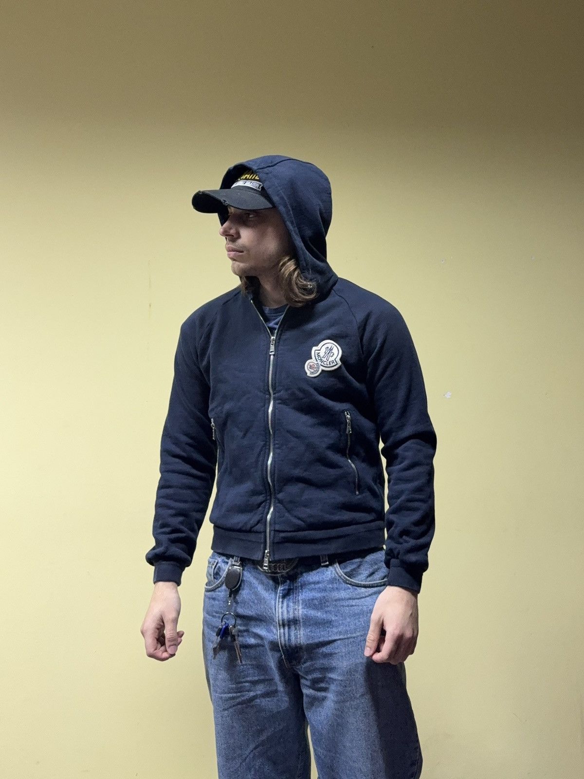 Moncler Moncler double big logo zip hoodie Size US S / EU 44-46 / 1 - 2 Thumbnail