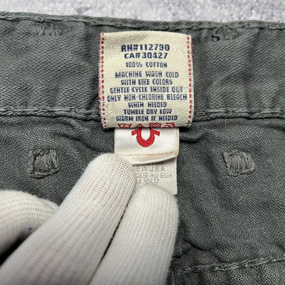 True Religion Vintage True Religion USA Logan Super T Grey Denim Jeans Y2K Size US 33 - 12 Thumbnail