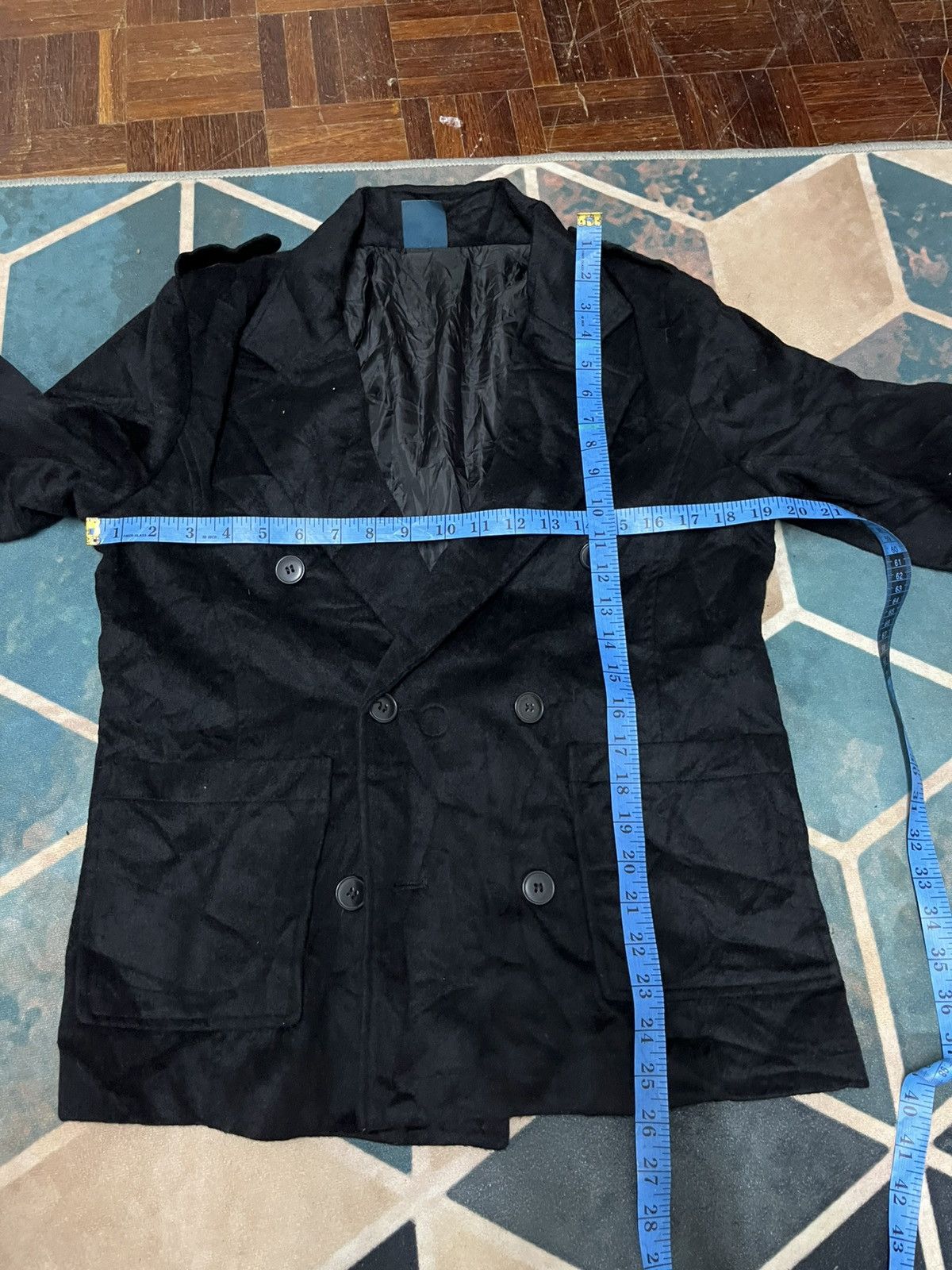 RAGEBLUE 💥Japanese Brand RAGEBLUE Wool Black Jackets Size US S / EU 44-46 / 1 - 11 Thumbnail