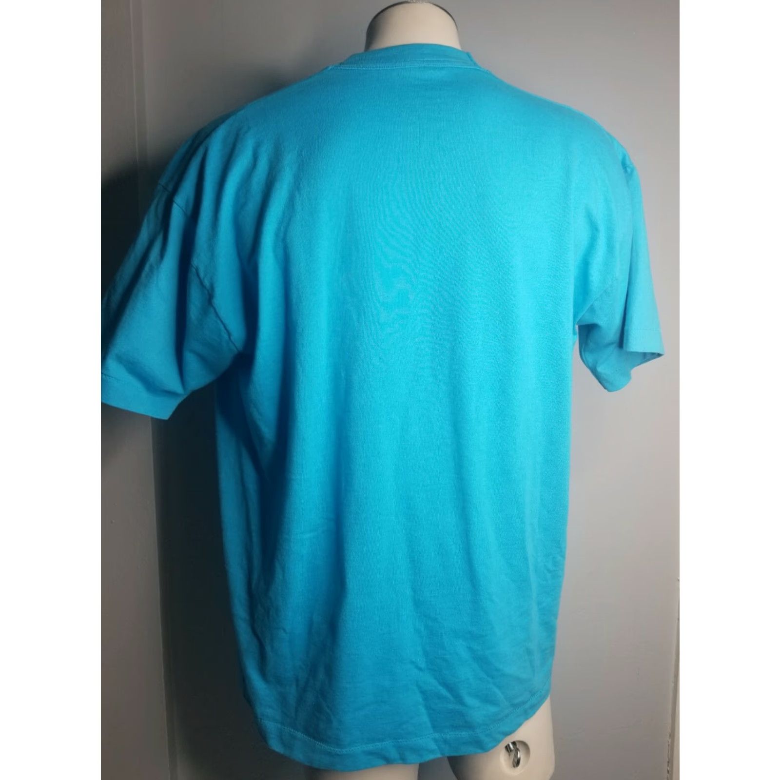 Vintage VINTAGE Nashville TN Music City T Shirt Screen Stars 80s Mens XL Blue Crew Neck Short Sleeve Solid Vintage Beats Mens Size US XL / EU 56 / 4 - 4 Thumbnail