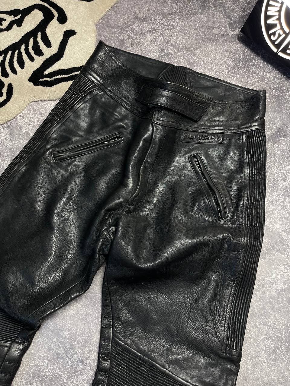 Belstaff Vintage Belstaff Y2K 90's Racing Genuine Leather Pants Size US 32 / EU 48 - 2 Thumbnail