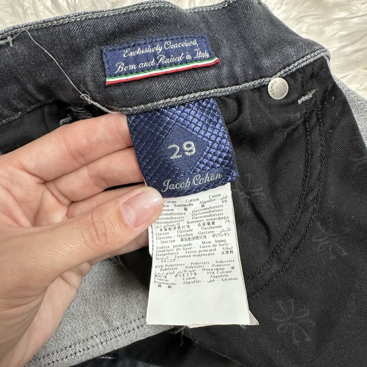 Jacob Cohen Jacob Cohen jeans vintage handmade Size 29" - 10 Thumbnail