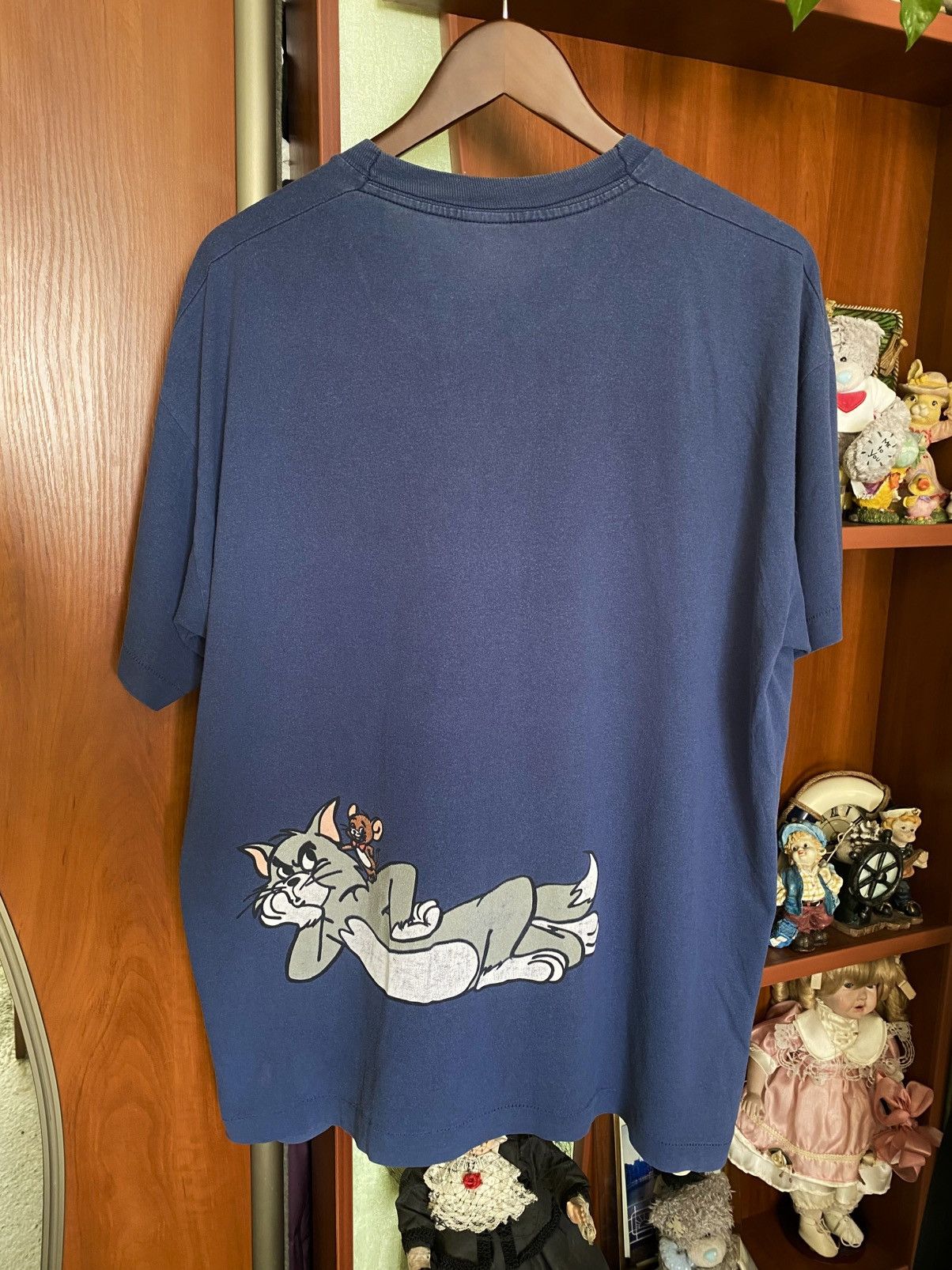 Cartoon Network × Vintage ❗️VINTAGE 1993 TOM AND JERRY DOUBLE SIDE PRINT TEE 90s❗️ rare Size US XL / EU 56 / 4 - 2 Thumbnail