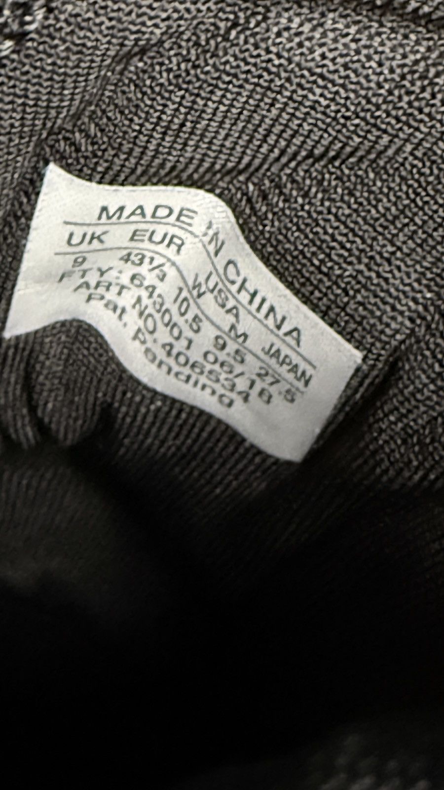 11 By Boris Bidjan Saberi 11 by BBS - F/W 18 - "Black Dye" Bamba 3 Size US 10 / EU 43 - 6 Thumbnail