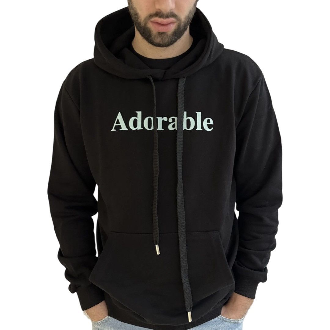 Other New Job Brand ADORABLE Men’s Black Hoodie Sweatshirt Size M Size US M / EU 48-50 / 2 - 1 Thumbnail