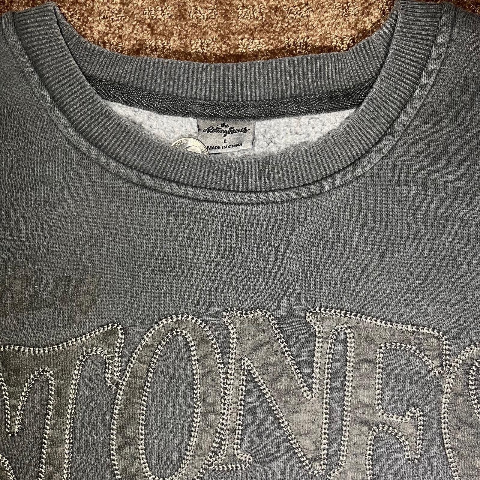 Other 🎸 Rolling Stones Washed Graphic Sweatshirt – Size L Size L / US 10 / IT 46 - 3 Thumbnail