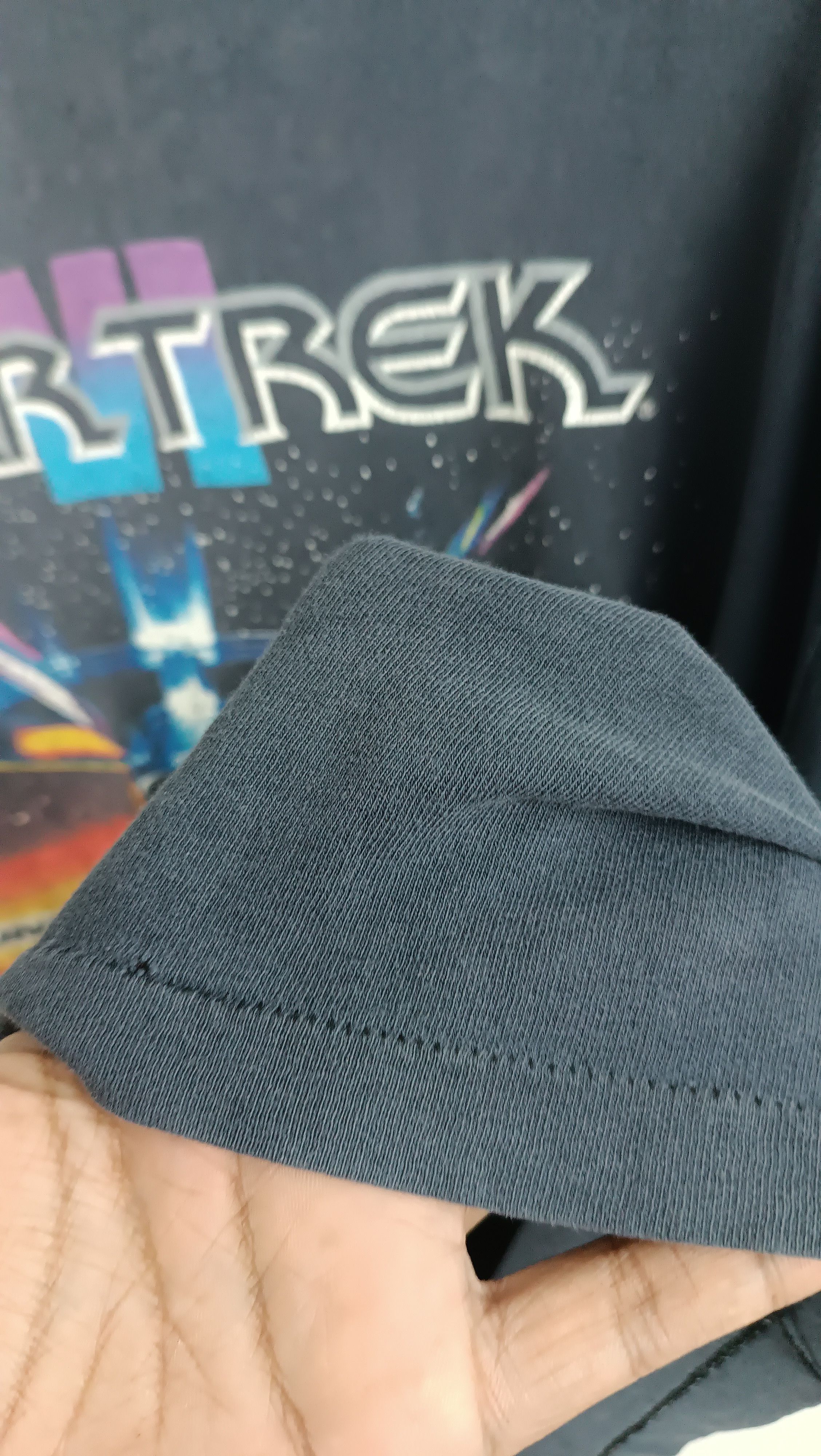 Vintage THRASH FADED VINTAGE 90'S STAR TREK VI MOVIE TEE VERY RARE Size US XL / EU 56 / 4 - 15 Thumbnail