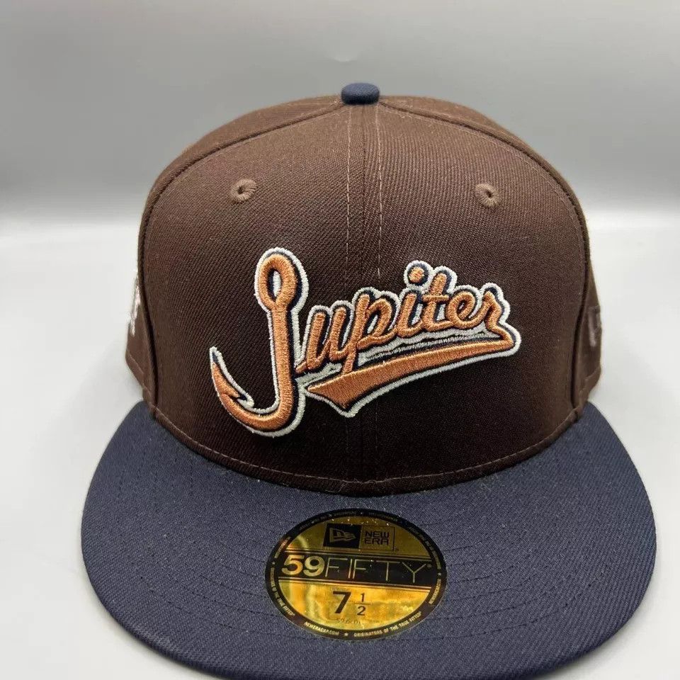 New Era Florida Marlins Hat Men 7 1/2 Jupiter 59Fifty New Era Fitted Size ONE SIZE - 8 Thumbnail