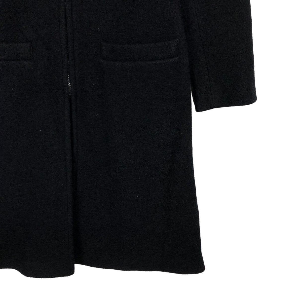 agnes b. 🔥Rich Brown - Fly Coat Herringbone Wool Long Jacket Size US M / EU 48-50 / 2 - 5 Thumbnail