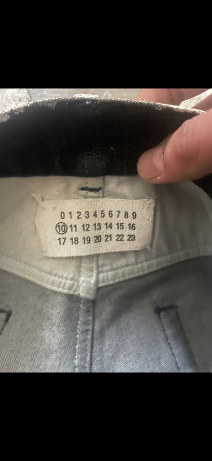 Maison Margiela painted pants