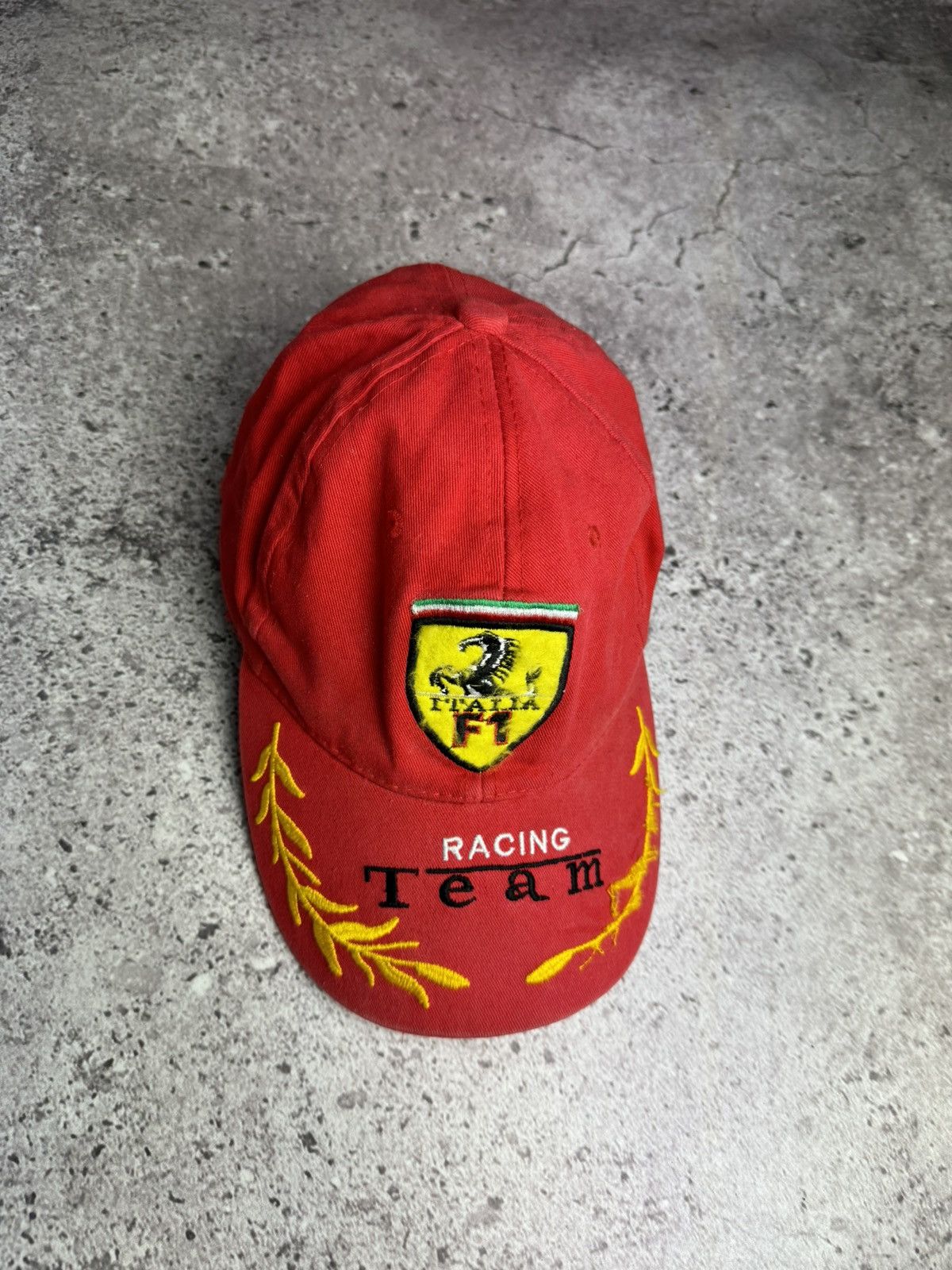 Ferrari × Vintage Ferrari Racing F1 Team Cap Hat Vintage Size ONE SIZE - 3 Thumbnail