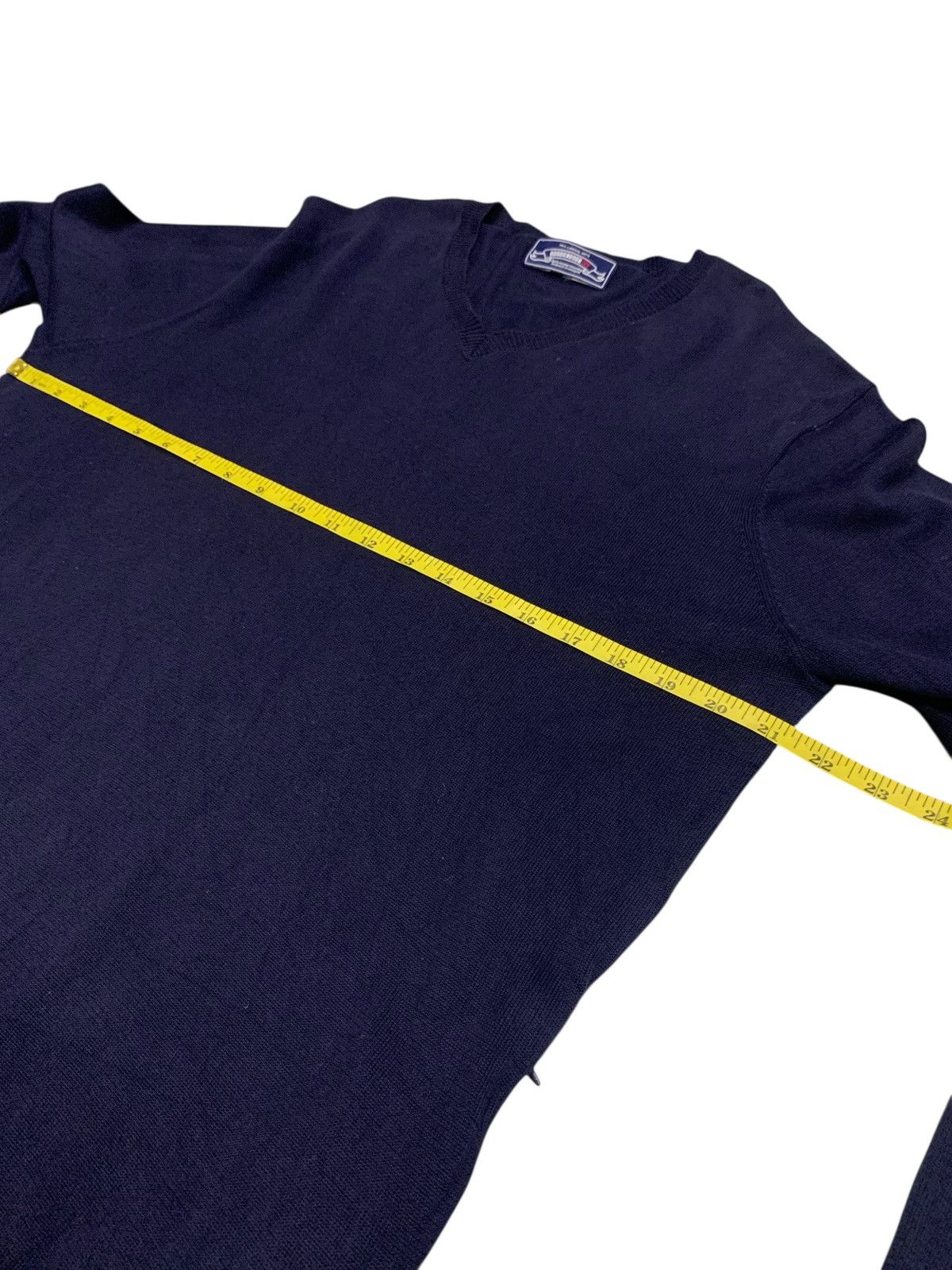 Good Enough Rare Good Enough Ivy Small Logo V-Neck Knitwear Pure Blue Size US L / EU 52-54 / 3 - 7 Thumbnail