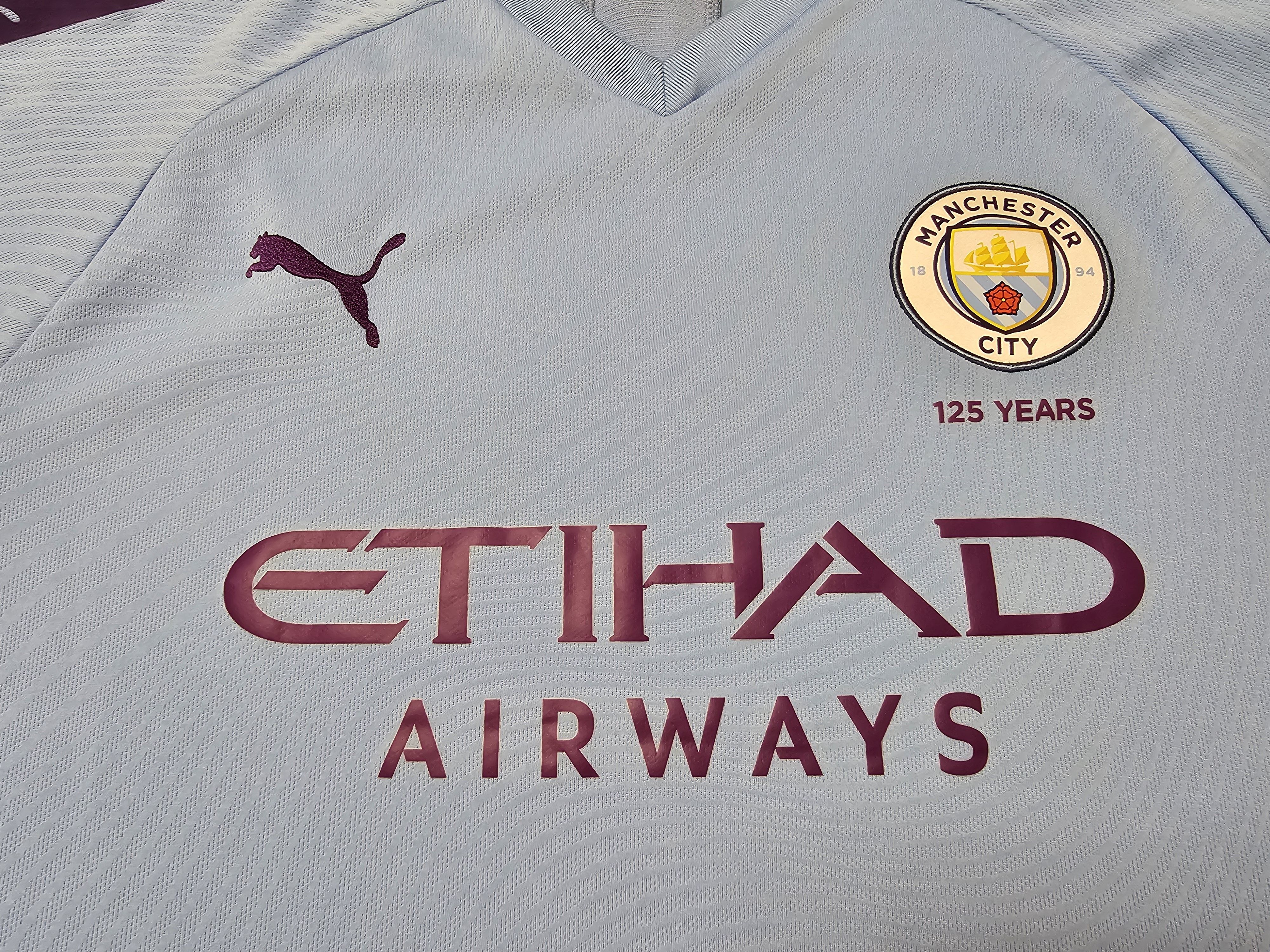 Puma MANCHESTER CITY 2019 2020 HOME FOOTBALL SHIRT SOCCER JERSEY Size US XL / EU 56 / 4 - 3 Thumbnail