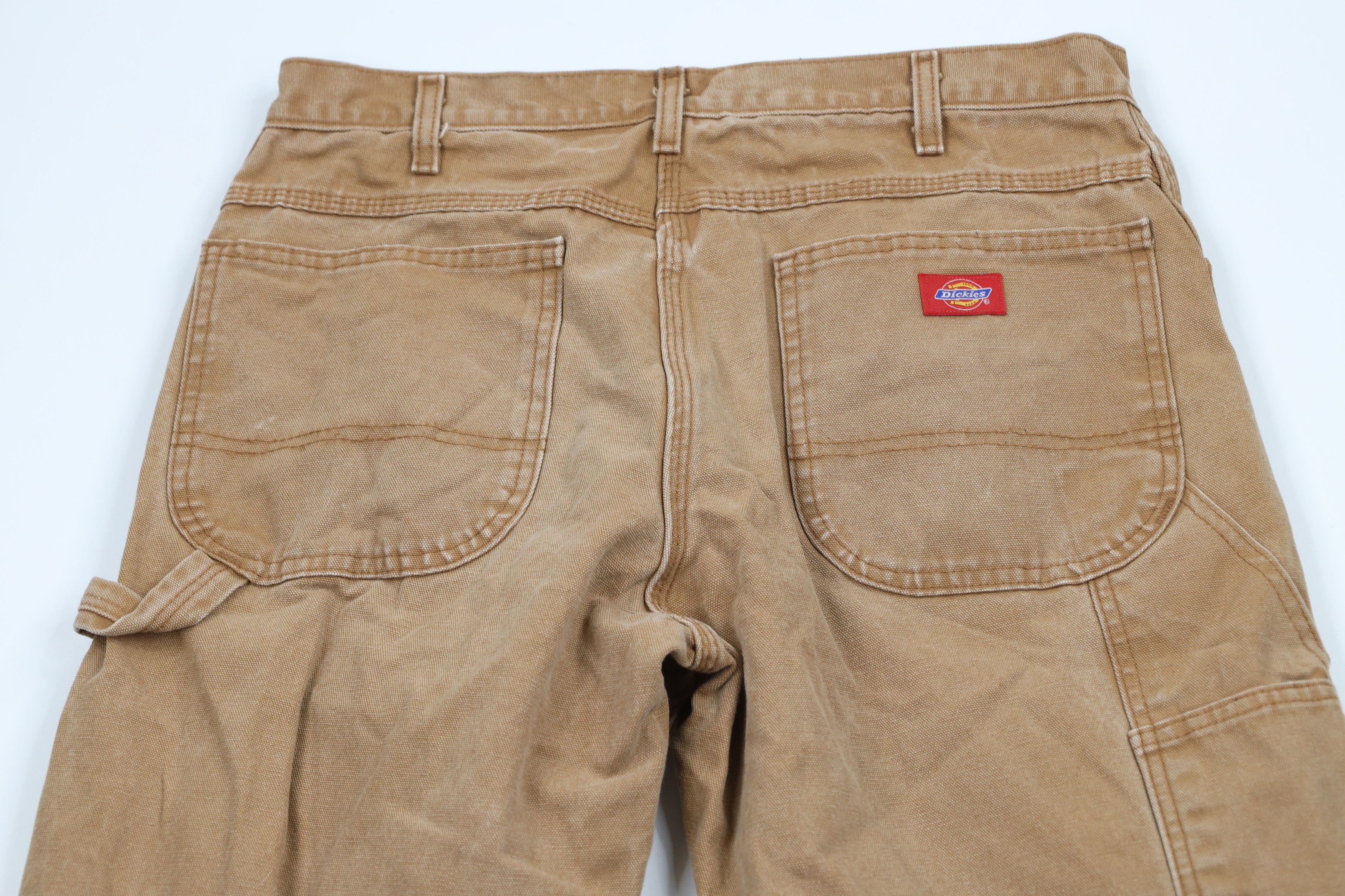 Dickies × Vintage Vintage Y2K Dickies Relaxed Canvas Wide Leg Dungaree Pants Size US 34 / EU 50 - 12 Thumbnail