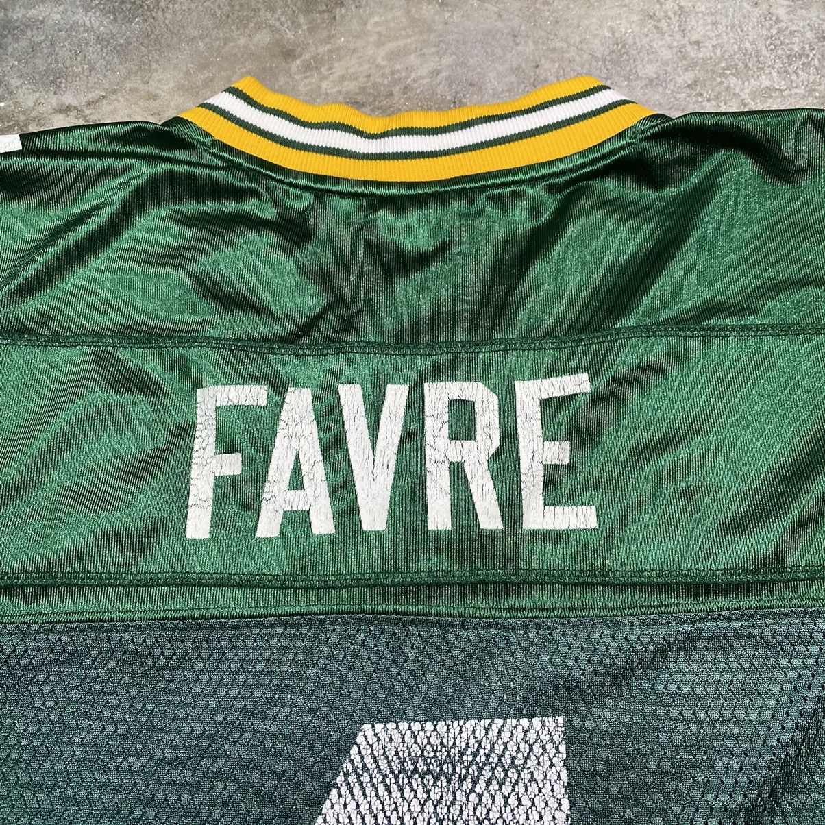 NFL × Vintage VINTAGE BRETT FAVRE GREEN BAY PACKERS REEBOK NFL JERSEY #4 Size US XXL / EU 58 / 5 - 8 Thumbnail