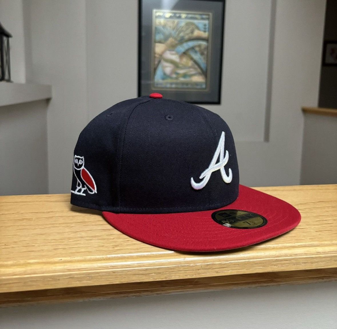 7 1/2 - OVO x New Era x MLB Atlanta Braves Fitted Hat