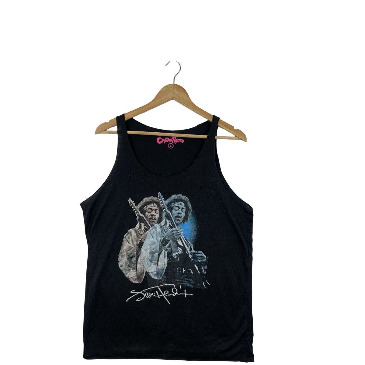 Band Tees CHOMPOO Jimi Hendrix Legendary Guittarist Tee Shirt Tank top Size US L / EU 52-54 / 3 - 4 Thumbnail