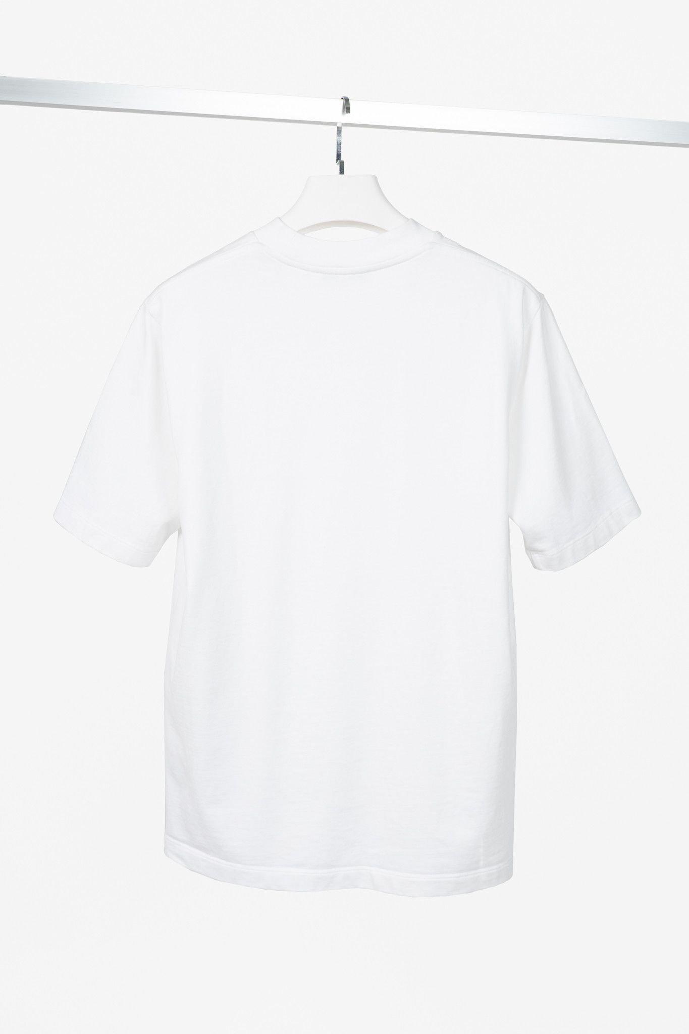 Tibi Tibi Fundamentals Perfect Unisex White T-Shirt Size S / US 4 / IT 40 - 2 Thumbnail