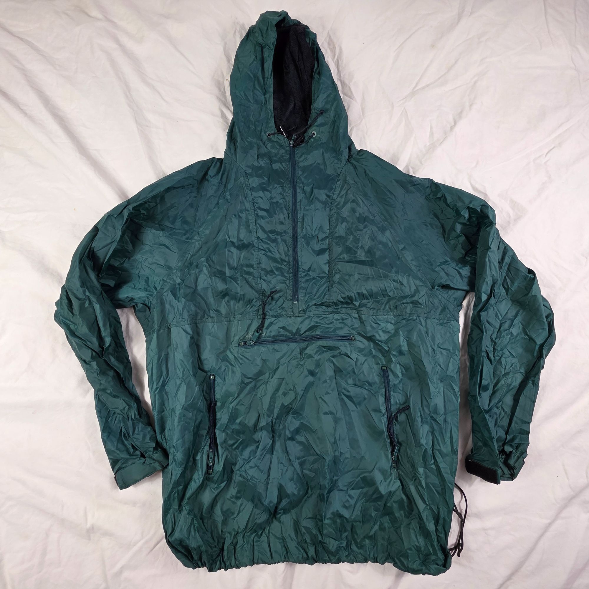 Rei Vintage REI Mens Large Green Anorak Nylon Pullover Hooded Ja Size US L / EU 52-54 / 3 - 1 Thumbnail