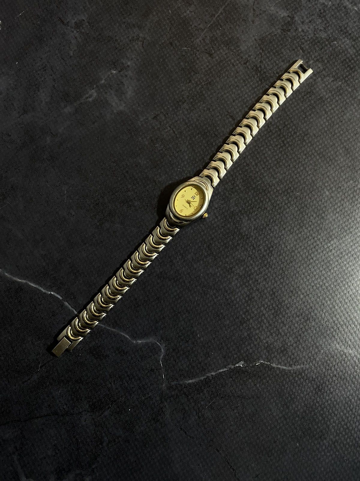 Jewelry × Vintage Sleek Quartz Steel Bangle Watch Japanese Brand Size ONE SIZE - 5 Thumbnail