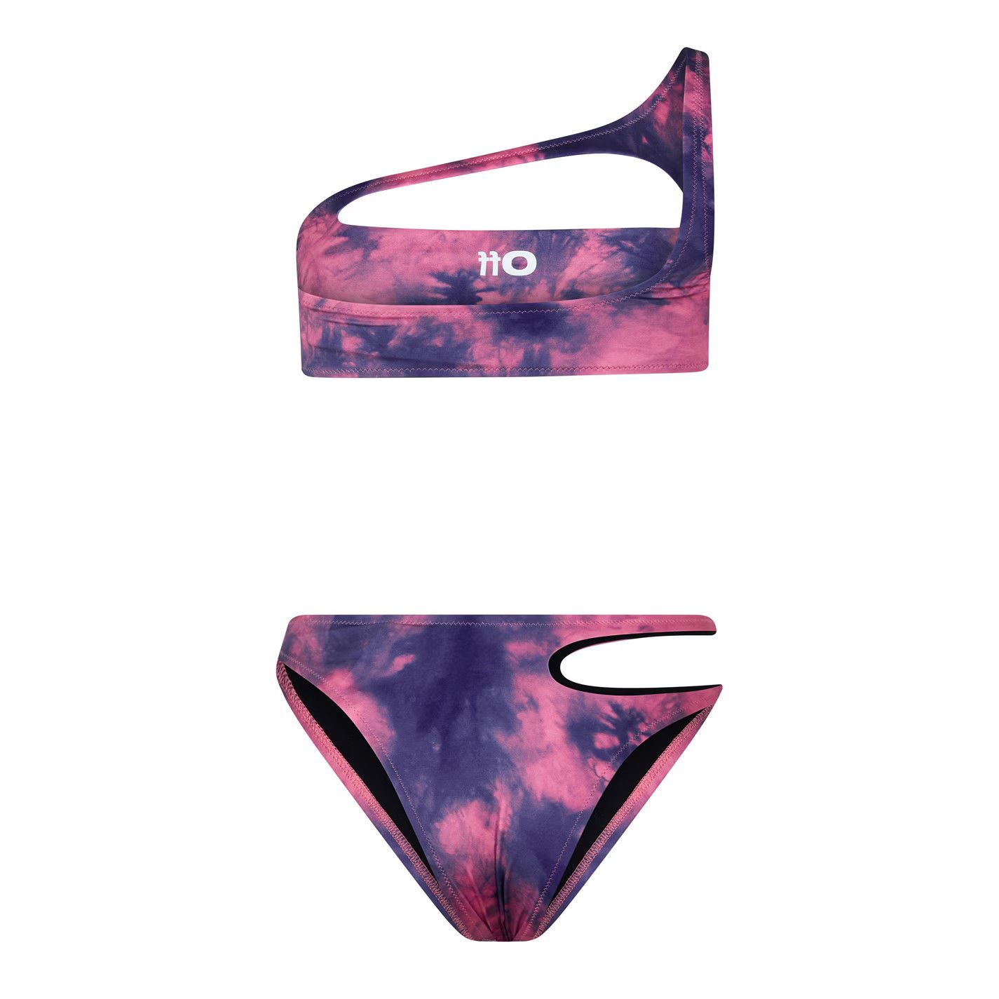 Off-White o1g2r1mq0125 Size: 2XS / Beachwear Bikini Set in Pink & Blue Size ONE SIZE - 2 Thumbnail