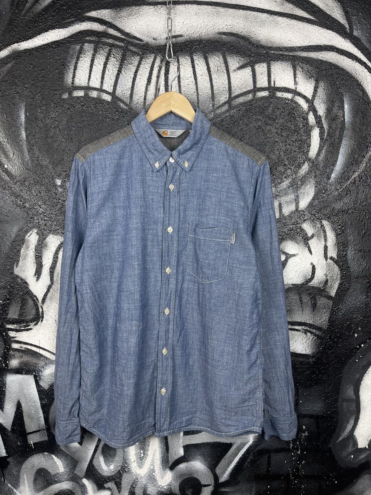 Carhartt Carhartt L/S Bergen Shirt Men’s Size M Size US M / EU 48-50 / 2 - 2 Thumbnail