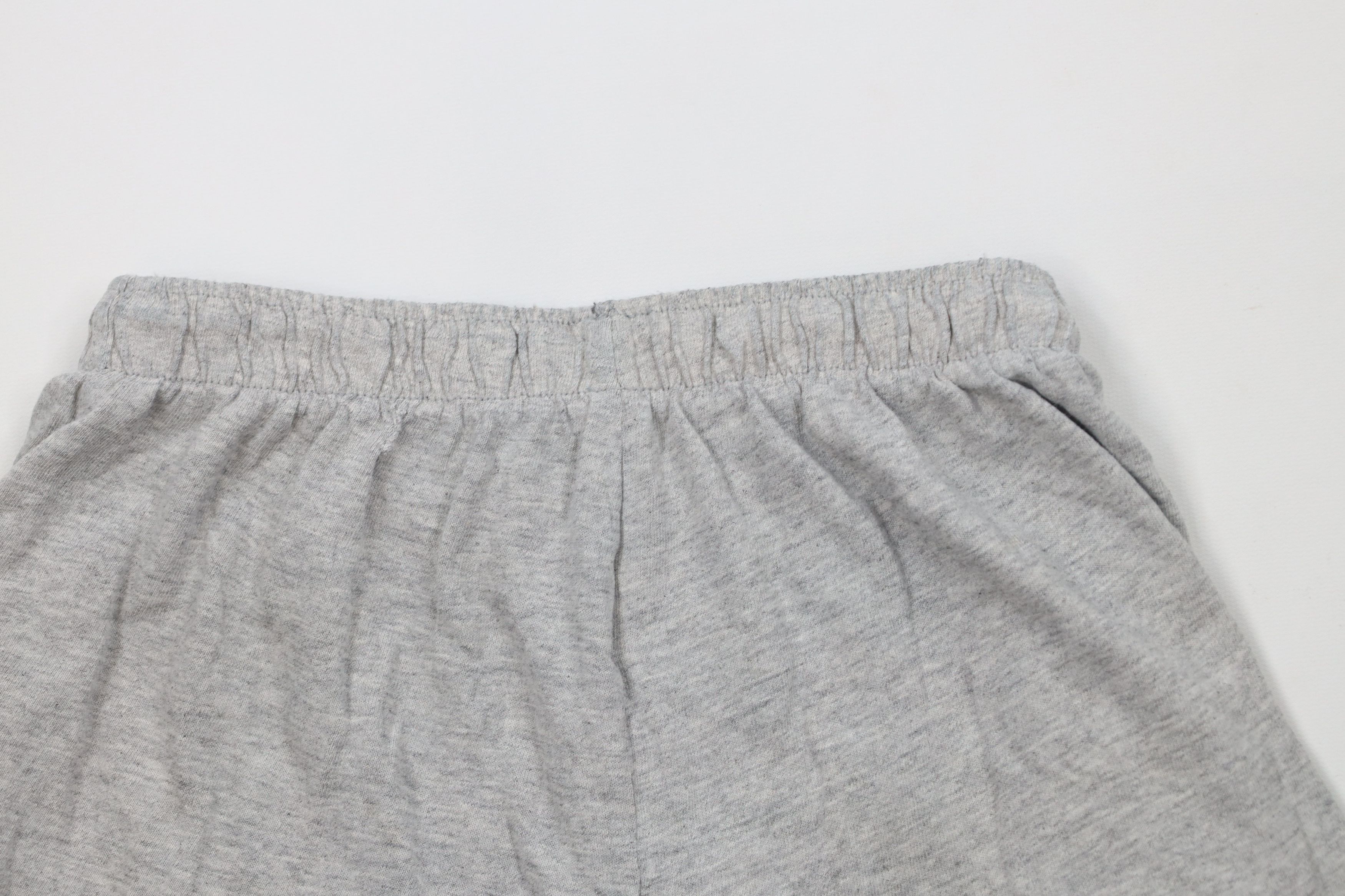 Nike × Vintage Vintage 90s Nike Travis Scott Mini Swoosh Shorts Gray USA Size US 32 / EU 48 - 11 Thumbnail
