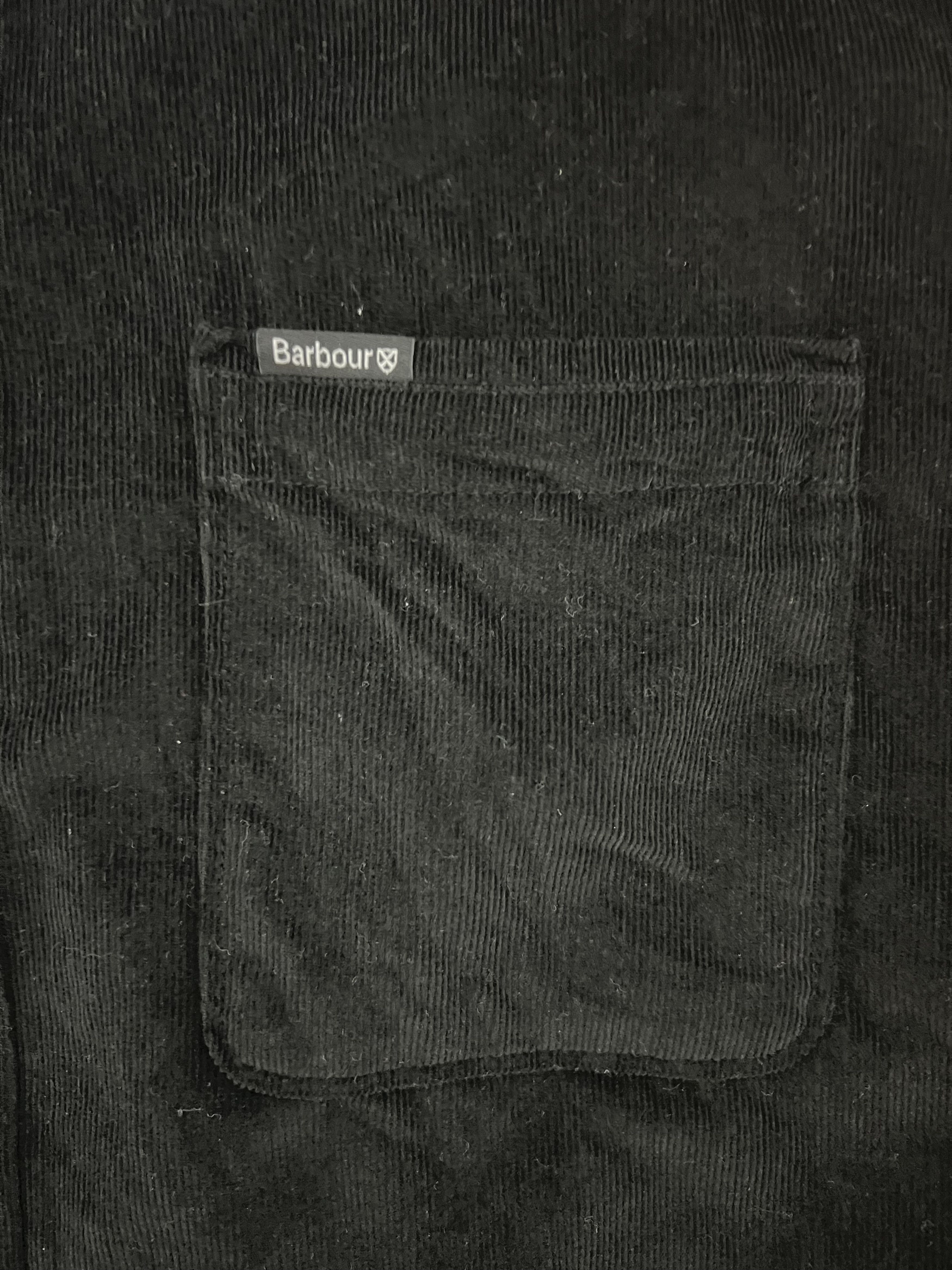 Barbour 💚 Barbour Ramsey Tailored Cord Shirt Black Medium NEW Size US M / EU 48-50 / 2 - 8 Thumbnail