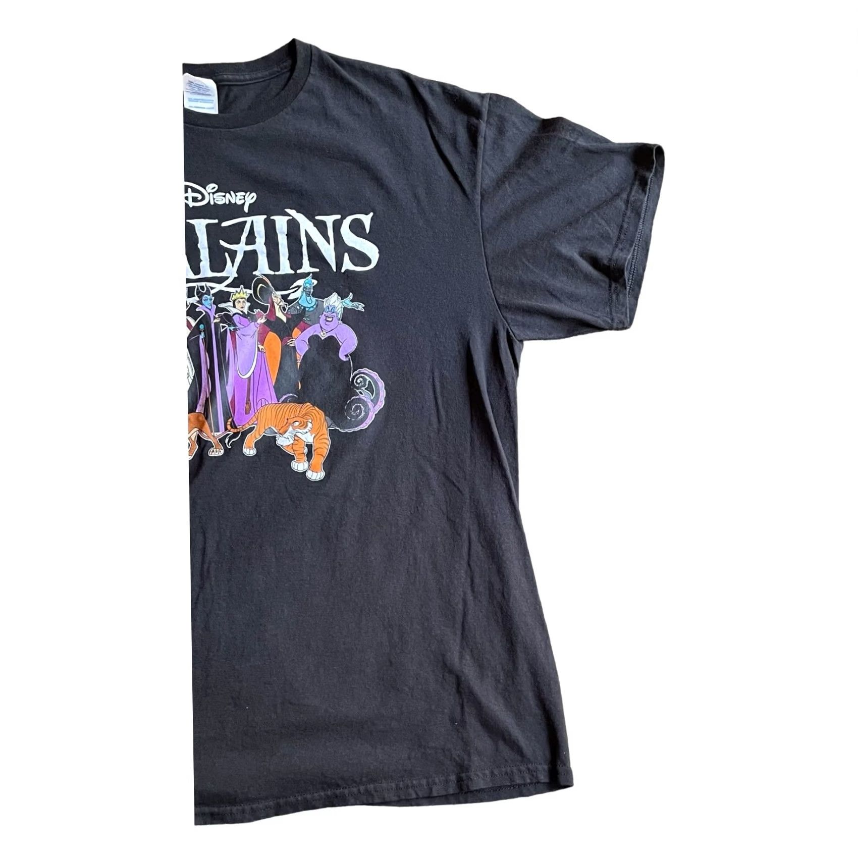 Delta VINTAGE Disney Villains Delta VTG Y2K Adult XL Black T-Shirt Short Sleeve Maleficent Mens Size US XL / EU 56 / 4 - 3 Thumbnail