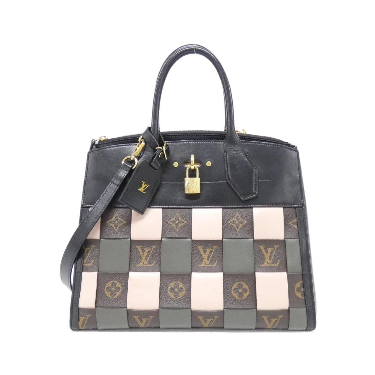 Louis Vuitton Louis Vuitton Louis Vuitton City Steamer Calf Coated Canvas Bag Leather Shoulder Bag M57222 DUTY FREE for USA Size ONE SIZE - 1 Thumbnail
