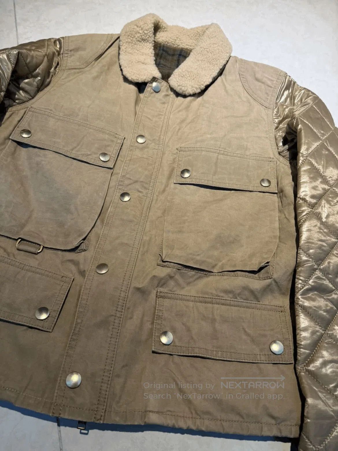 Undercover Sz 3 Undercover Joint Cotton filled Work Jacket. Size US L / EU 52-54 / 3 - 2 Thumbnail