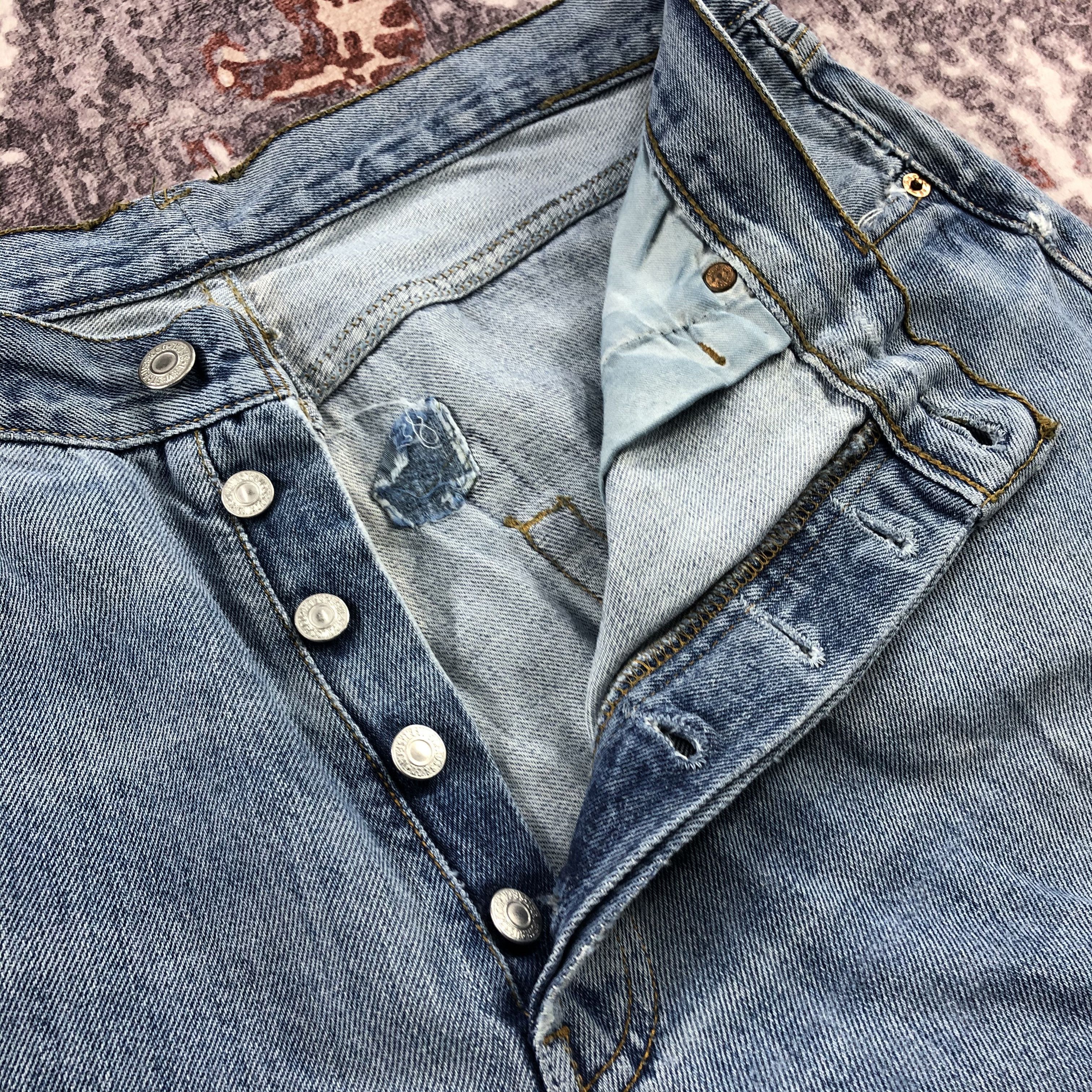 Levi's Vintage 90s Blue Wash Levis 501 Jeans-JM2376 Size US 36 / EU 52 - 12 Thumbnail