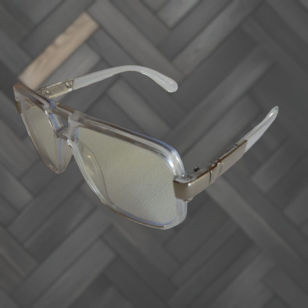 Avenue VINTAGE NYS Women Sunglasses Webster Avenue 1982-99 Clear Lens Clear Frame Size ONE SIZE - 1 Thumbnail