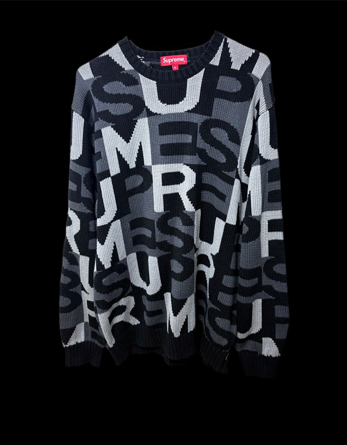 Supreme Big Letters Sweater | Grailed
