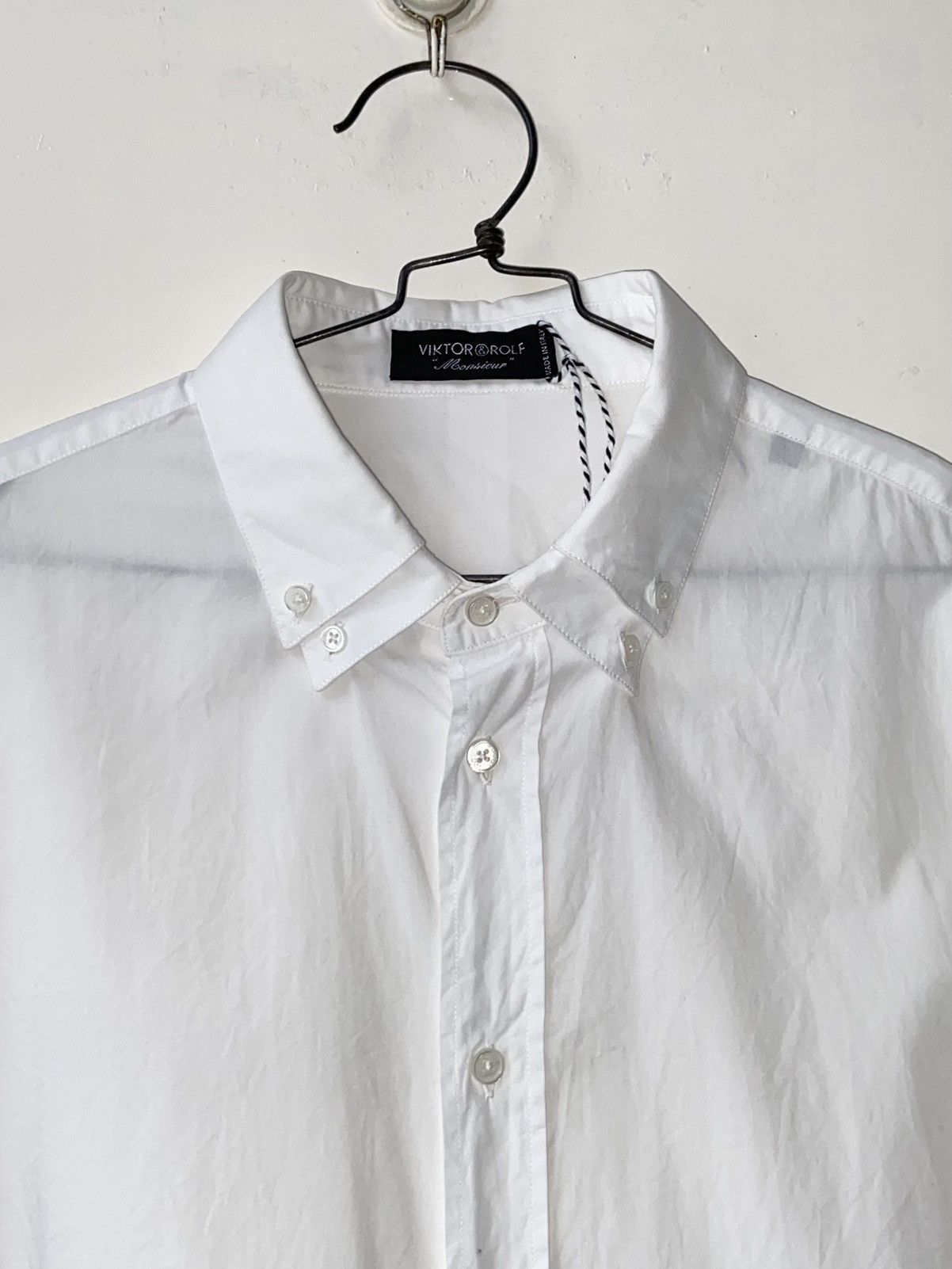 Viktor & Rolf VIKTOR & ROLF White Shirt Size US L / EU 52-54 / 3 - 14 Thumbnail