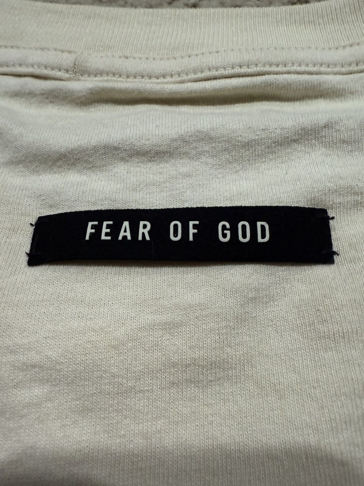 Fear of God Fear of God FG cream SS shirt Size US S / EU 44-46 / 1 - 3 Thumbnail
