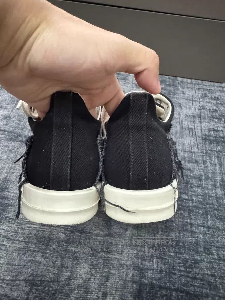 Rick Owens Rick Owens Double Line Ripped Low-Top Converse Size US 7.5 / IT 37.5 - 5 Thumbnail