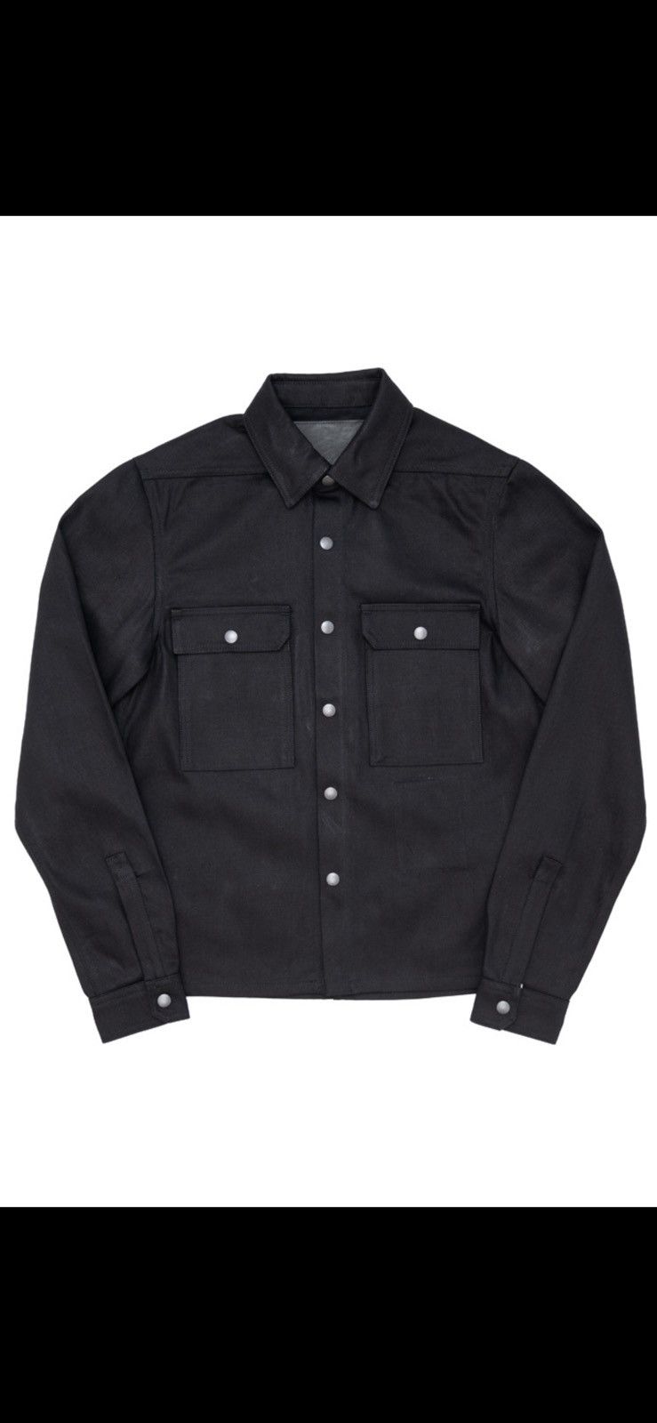 Rick Owens Drkshdw Rick owens made in japan cropped Outershirt selvedge Size US XL / EU 56 / 4 - 2 Thumbnail